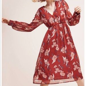 Anthropologie Riverwind Peasant Dress